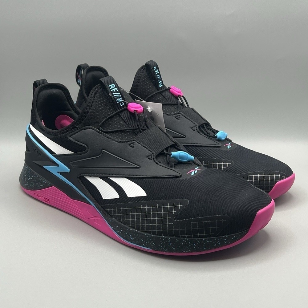 Reebok Nano X3 Froning Black Pink Cross Fit Training Shoes - Men's Size 12 NEW